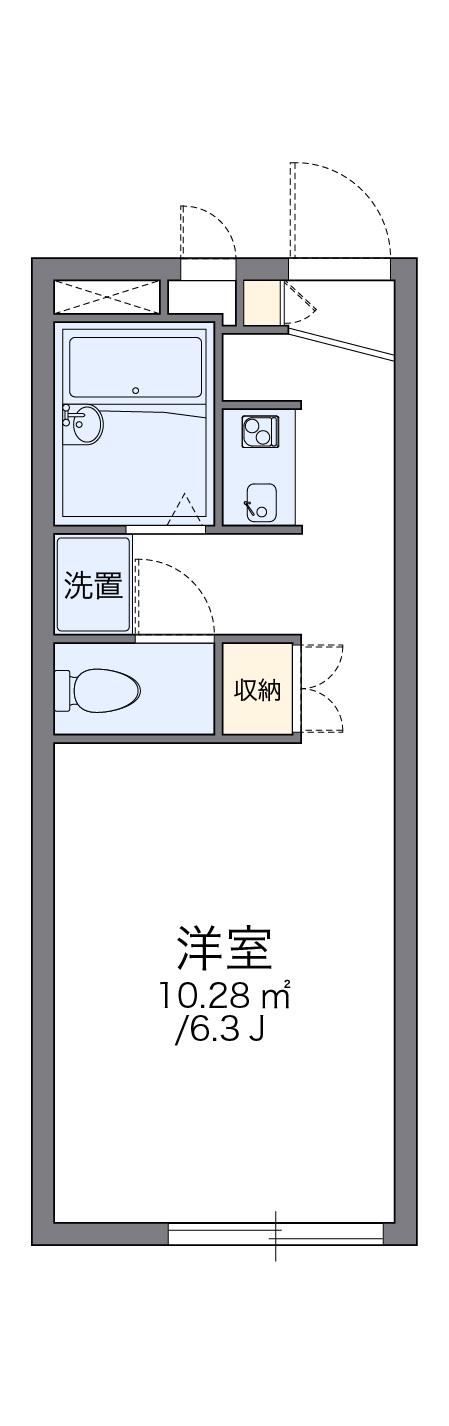 レオパレストウィンクル上星川 1階階 間取り