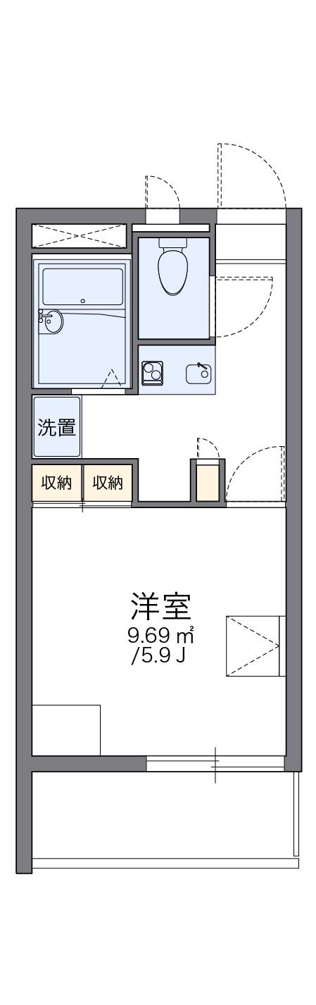 レオパレスアネックスグランドゥール 2階階 間取り