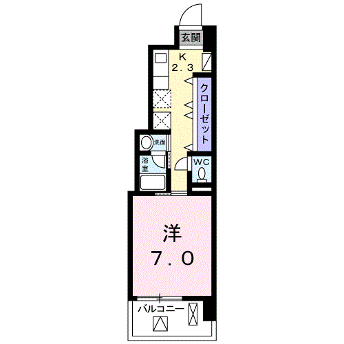 BROTE湘南 2階階 間取り