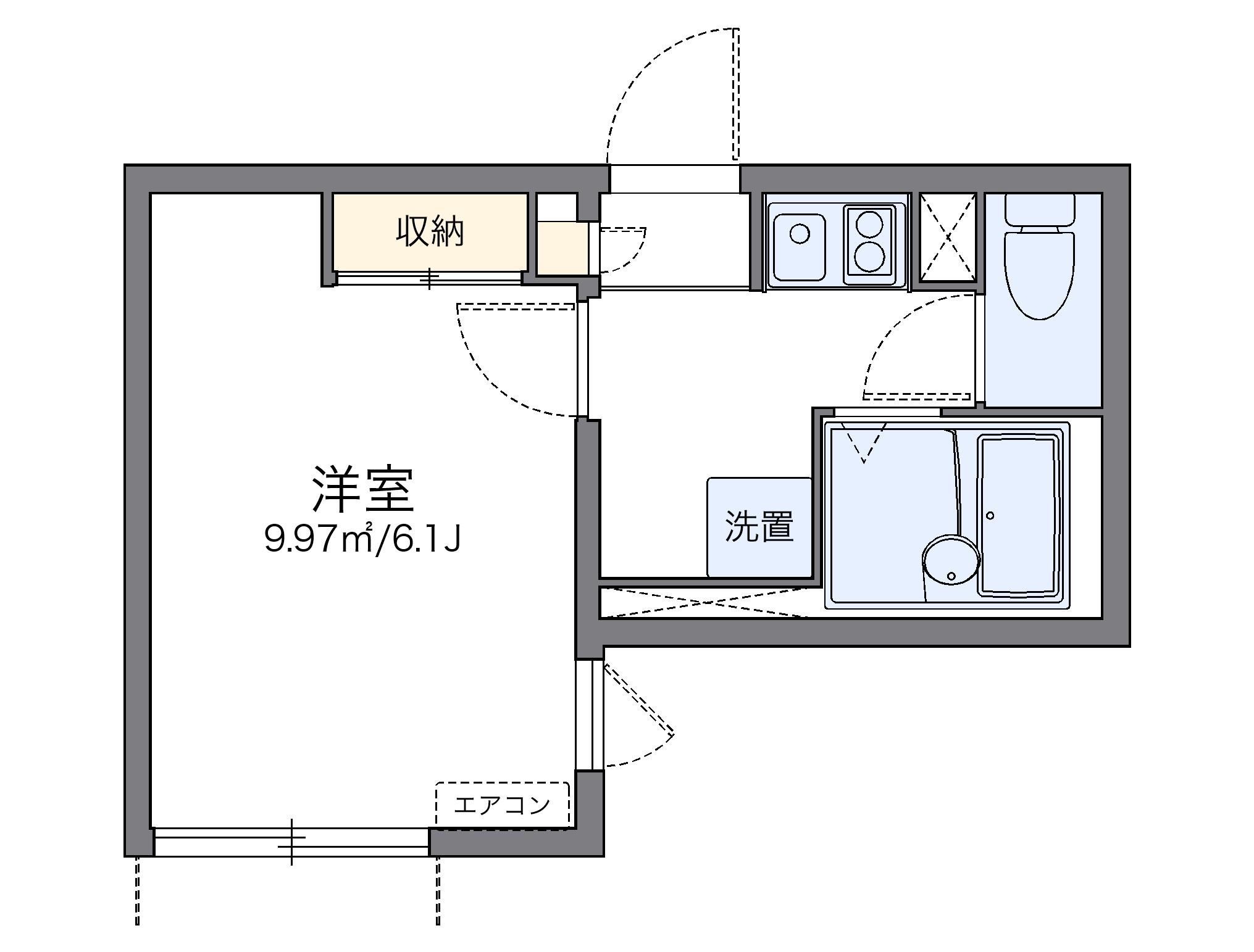 レオネクストTHANKフラッツ 1階階 間取り