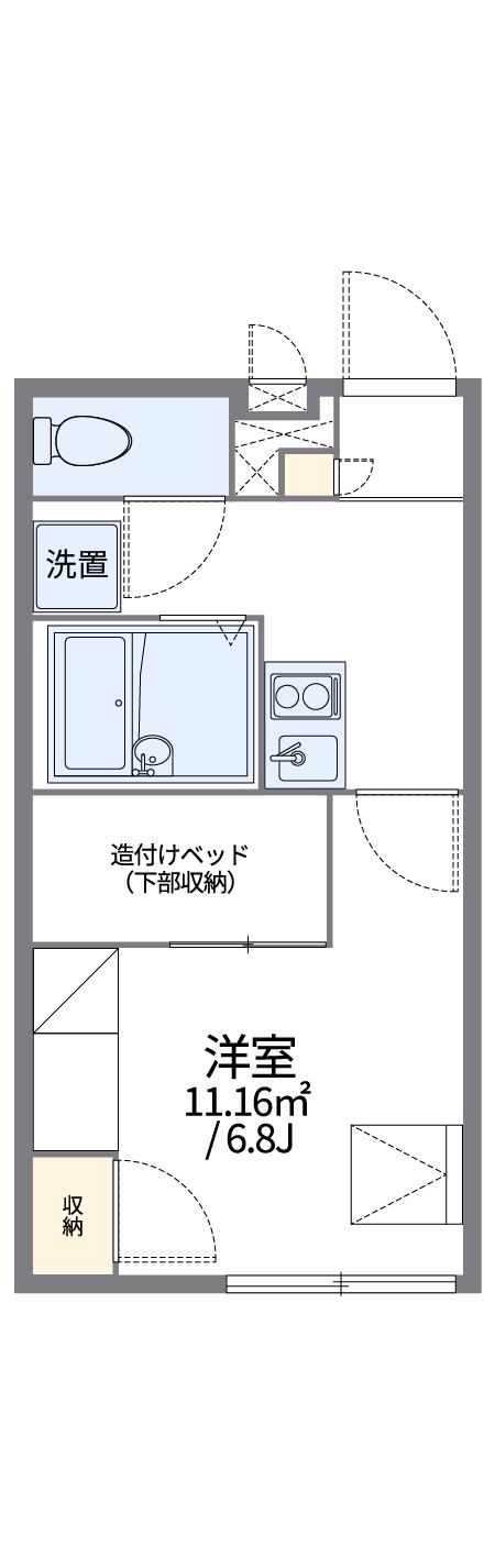 レオパレス泉 2階階 間取り