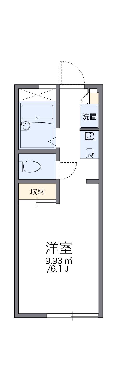 レオパレス田浦 1階階 間取り
