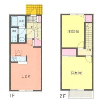 壽ハイツ(2LDK)の間取り写真