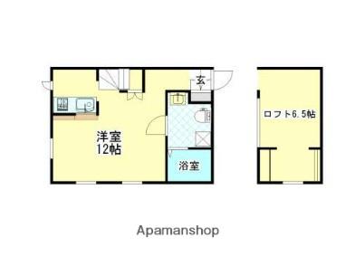 ラ・コルテジャパン(ワンルーム/1階)の間取り写真