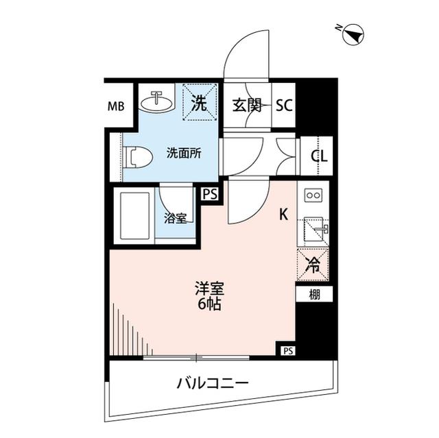 プレール・ドゥーク横濱紅葉坂 2階階 間取り