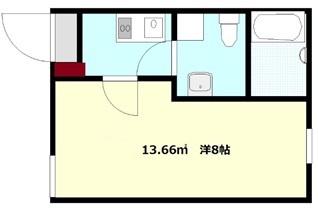サニーコート(1K/1階)の間取り写真