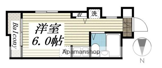 コンフォート長津田 3階階 間取り