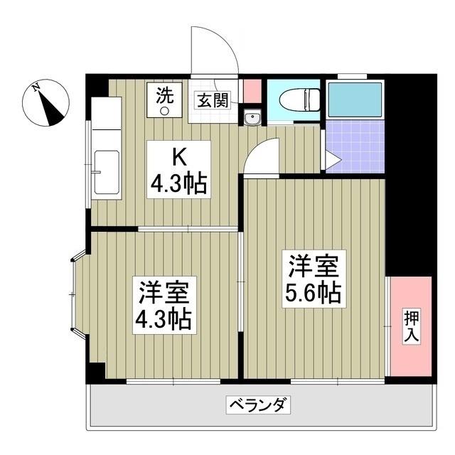 ディネリリーマンション 3階階 間取り