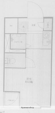 スカイコート西谷 3階階 間取り