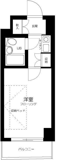 ホーユウコンフォルト川崎 5階階 間取り