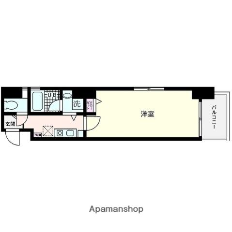 ルヴァンテアン(1K/3階)の間取り写真