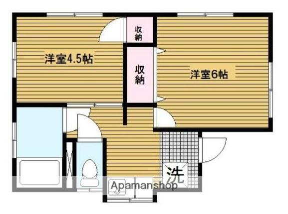 LIETO(2K/1階)の間取り写真