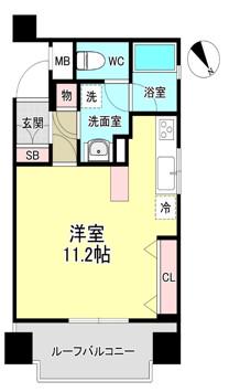 アール・ケープラザ横浜関内 11階階 間取り
