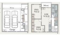 MOTO GARAGE(2LDK)の間取り写真