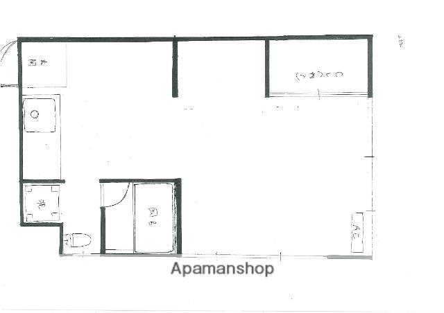 サンハイツ(1DK/2階)の間取り写真