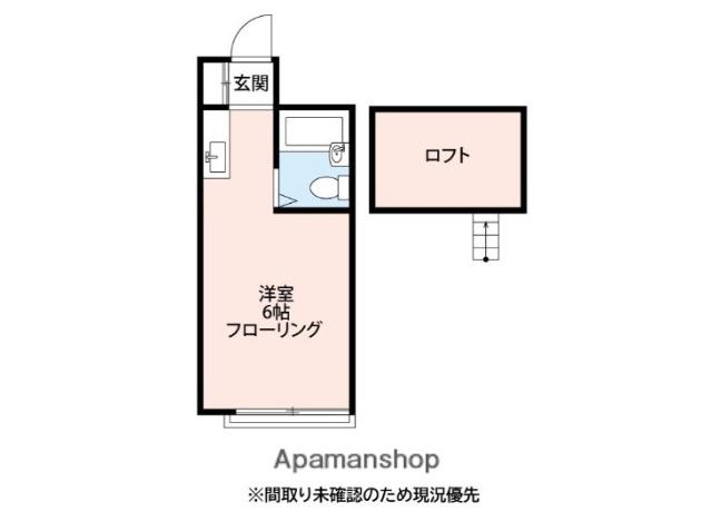 ファインコート古淵(ワンルーム/2階)の間取り写真