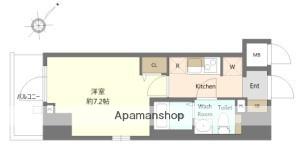 N-STAGE ISEHARAⅡ(1K/3階)の間取り写真