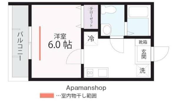 QUIET CRAB HOUSE 鎌倉サーフ(1K/3階)の間取り写真