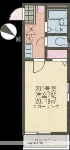 モンステラ六角橋 2階階 間取り