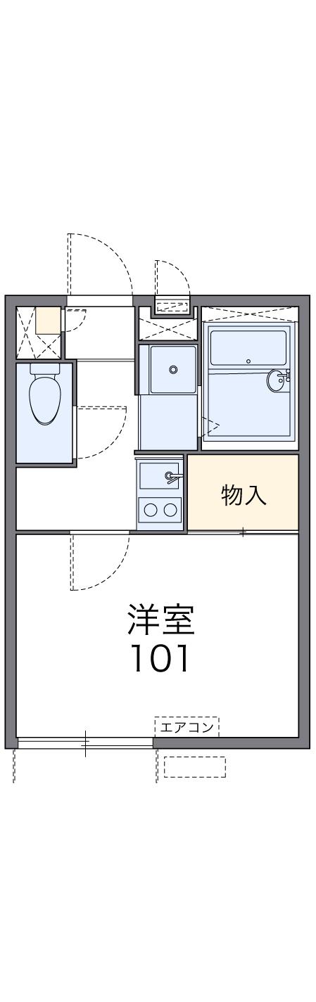 レオパレスオランジェ 2階階 間取り