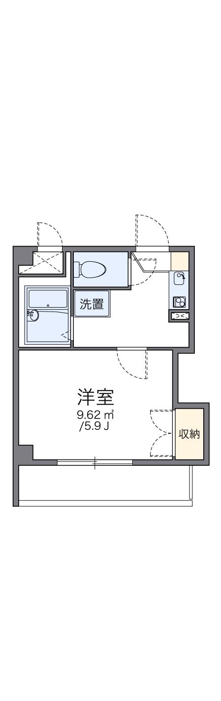 レオパレス楠 2階階 間取り