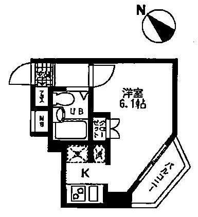 レジディア横濱関内 4階階 間取り