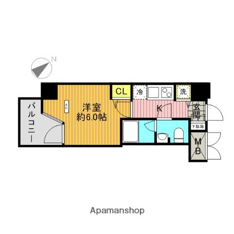 プレセダンヒルズ阪東橋 4階階 間取り