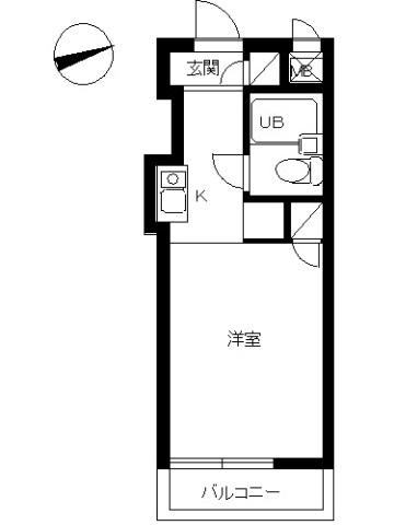 スカイコート日吉 2階階 間取り