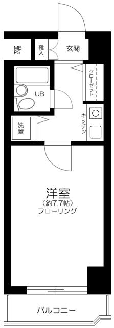 ピュアシティ子安通 3階階 間取り