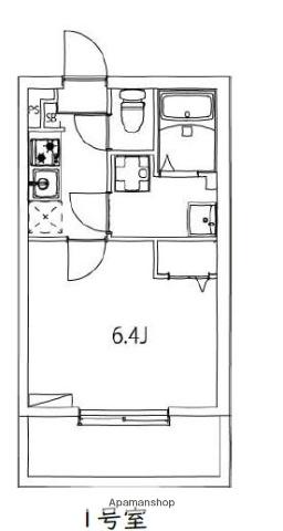 ヴァンベール小机(1K/3階)の間取り写真