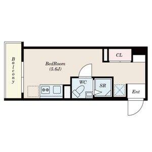 LOTUS TOGOSHIGINZA(ワンルーム/3階)の間取り写真