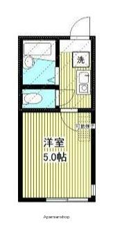 パサージュ三春(1K/1階)の間取り写真