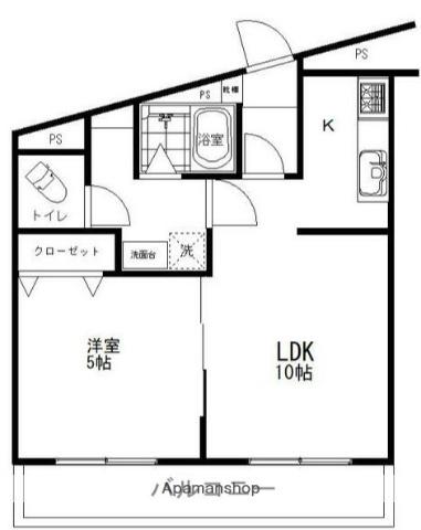 イーストピークI 3階階 間取り