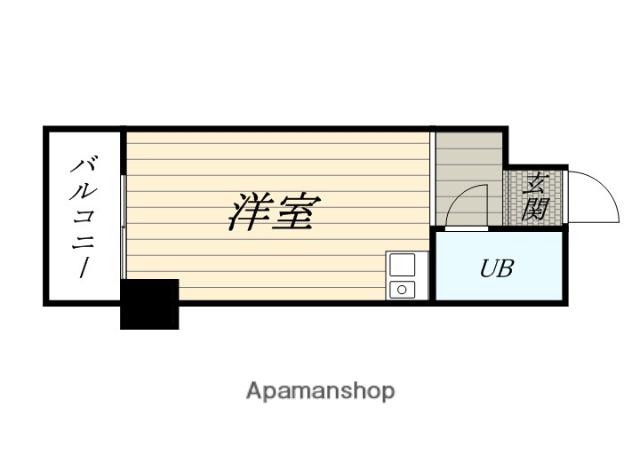 ポートハイム第一吉野町 3階階 間取り
