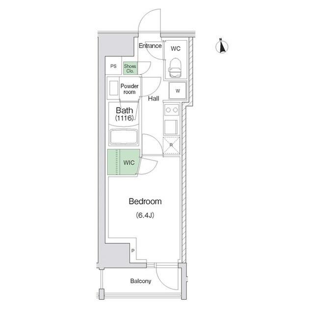 スタイリオ川崎(1K/9階)の間取り写真
