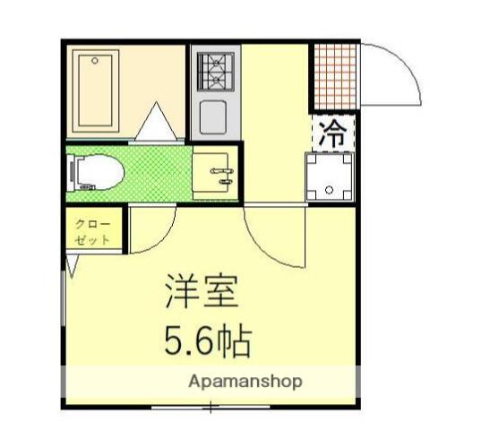 フォーマルハウト西横浜(1K/3階)の間取り写真