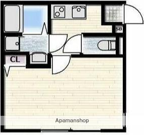 FOREST CHIGASAKI(1K/3階)の間取り写真