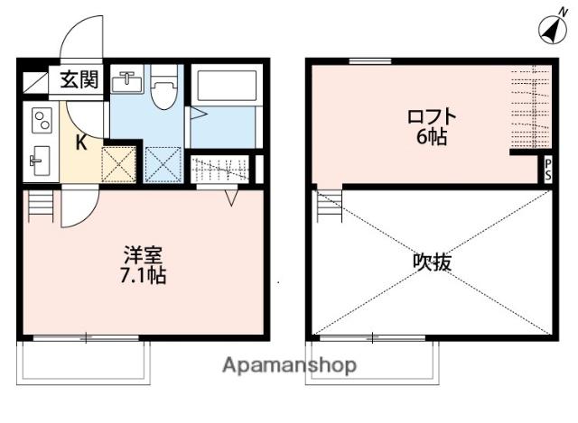 Cerisier相模が丘 2階階 間取り