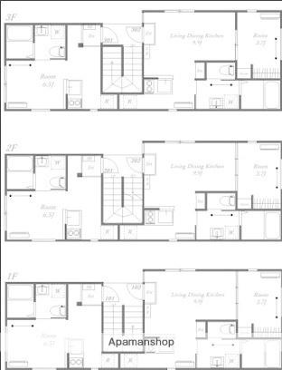 T-AZUL岸根公園(1LDK/1階)の間取り写真