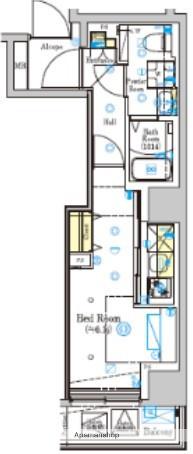 SHOKEN RESIDENCE横浜天王町Ⅲ(1K/6階)の間取り写真