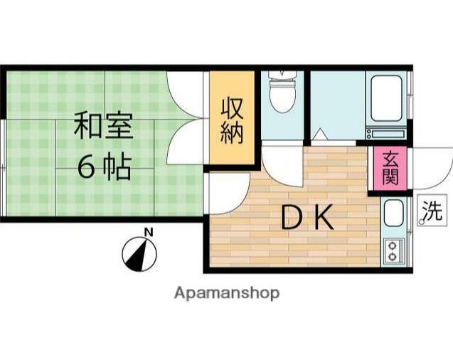 ハイツ久栄 1階階 間取り