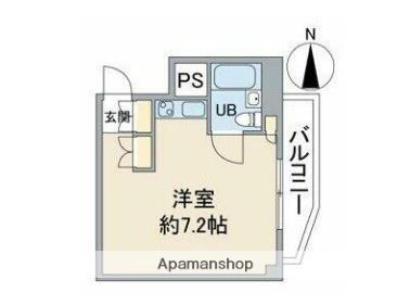 ユニーブル保土ヶ谷(ワンルーム/3階)の間取り写真