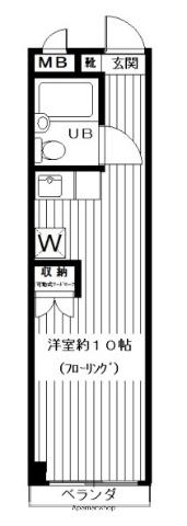 ヴィクトワール目黒 3階階 間取り