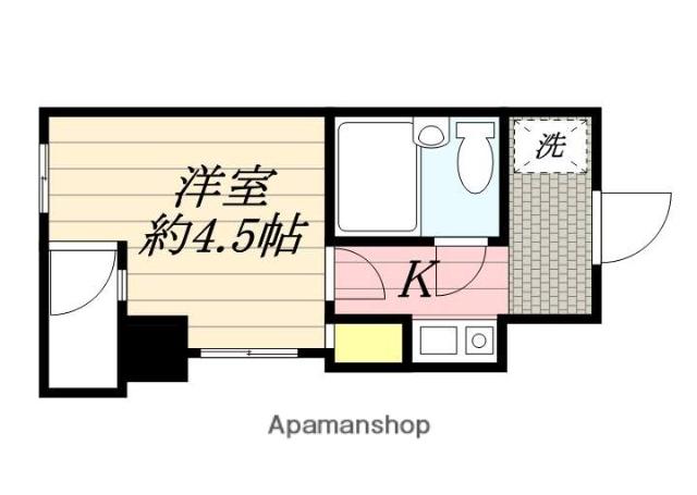 日神パレステージ阪東橋(1K/5階)の間取り写真