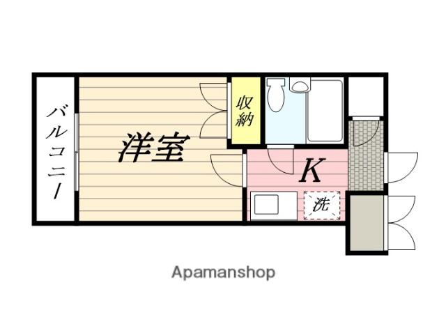 エヴェナール横浜 4階階 間取り