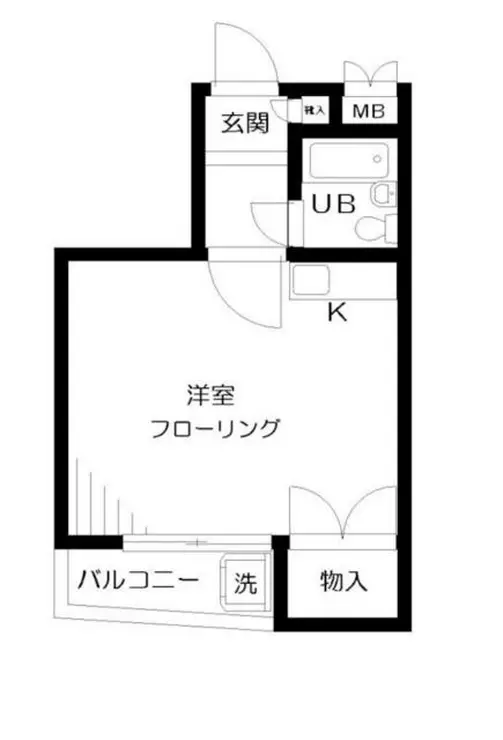 日神パレス戸越 3階階 間取り