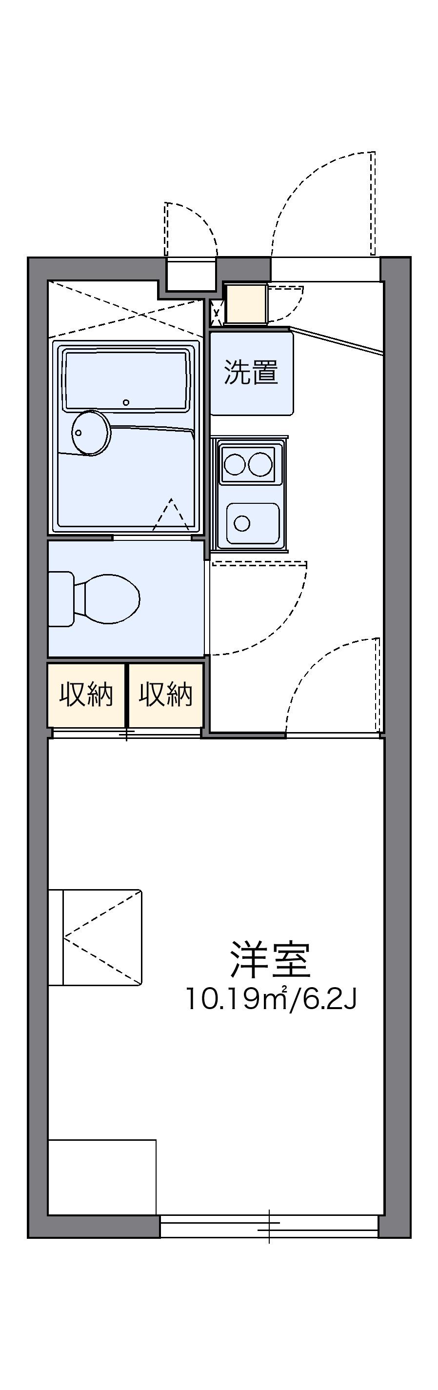 レオパレスヴィーナス 2階階 間取り