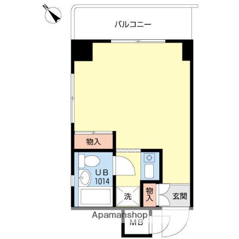 光洋天王町ビル(1K/3階)の間取り写真