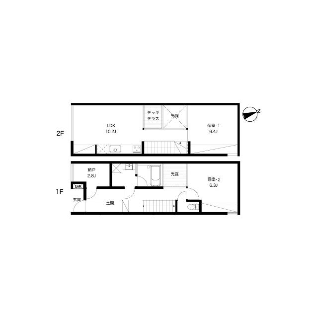 ＫＩＮＯＷＡ(2SLDK)の間取り写真