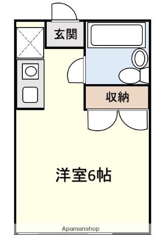 ソル・レ・ヴァンテ(ワンルーム/2階)の間取り写真